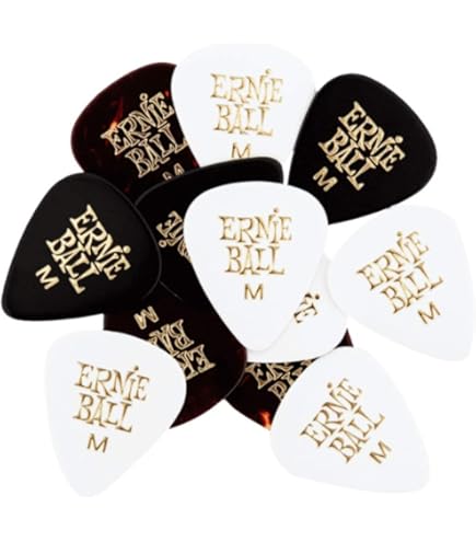 Amazon | 【正規品】 ERNIEBALL ピック カモフラージュ ヘヴィ 12枚