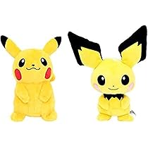 Amazon.co.jp: ポケットモンスター ピカチュウ&ピチュー ぬいぐるみ(S 