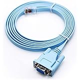 コンソールケーブル RJ-45 DB-9 シリアルケーブル Cisco 互換ケーブル (RJ45-DB9)