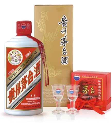 Amazon.co.jp: 貴州茅台酒 飛天 アルコール53度50ml*2（2本セット