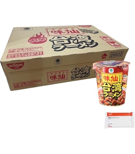 Amazon.co.jp: 【販路限定品】日清 味仙 台湾ラーメン タテビッグ 111g