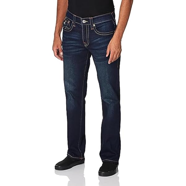 Amazon | True Religion メンズ Ricky ストレートレッグジーンズ 