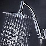 Wrightjp 高品質 シャワーヘッド 高水圧 シャワーヘッド セット 人気 降雨 ステンレス オーバーヘッド レインフォール 正方形 節水 超薄型 レインフォレスト体験 洗浄便利 マッサージ 取付