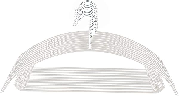 Amazon Exclusive Brand: Human Body Hangers, Non-Slip, Non-Marking, Prevents Deformation, Set of 10 - 1