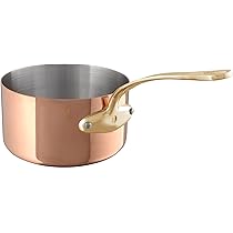 Amazon | Mauviel M'200 B 2mm 光沢銅&ステンレススチール ソースパン