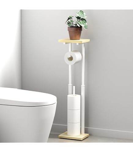 Amazon.co.jp: simpletome トイレットペーパーホルダー 自立式 重型