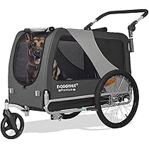 TRIXIR Biker-Set 大型犬　自転車　トレーニング　散歩 Amazon.co.jp: Doggyhut プレミアムペットバイクトレーラー