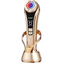Amazon.co.jp: 美顔器 1台多役 EMS RF イオン導入導出 超音波 温熱ケア