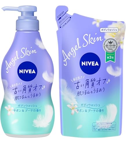 Amazon | ニベア エンジェルスキン ボディウォッシュ サボン＆ブーケの
