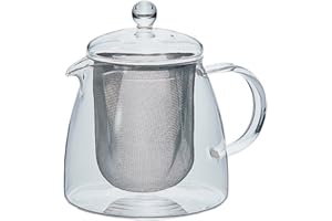 HARIO(ハリオ) リーフティーポット ピュア 実用容量700ml 耐熱ガラス プレゼント ギフト 贈り物 CHEN-70T