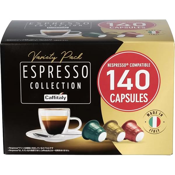 カフィタリー ネスプレッソ互換カプセル アソート 140カプセル入　2箱セット Amazon.co.jp: カフィタリー ネスプレッソ 互換 カプセル