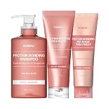 【クンダル】 バイオレットミュゲの香り | ダメージケア3点セット | シャンプー(500ml) トリートメント(250ml) ノーウォッシュトリートメント(130ml) | ダメージ補修 しっとり 摩擦 広がり 枝毛ケア | 6重ヒアルロン酸 タンパク質配合 ノンパラベン