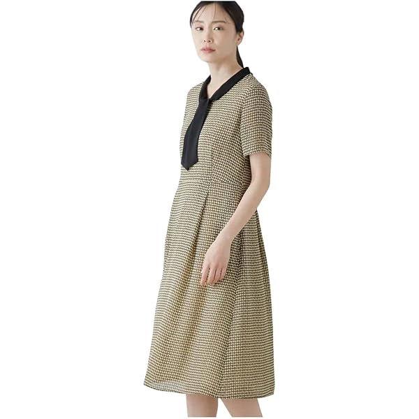 美品　ニューヨーカー　ワンピース NEWYORKER ワンピース MONOGRAM 半袖ワンピース : ZOZOTOWN