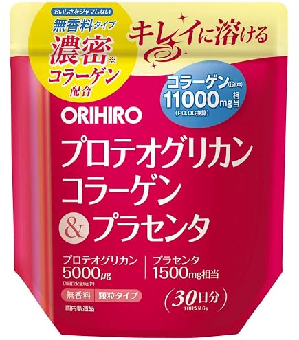 Amazon | オリヒロ 濃密コラーゲンプラセンタ 120g×4個 | ORIHIRO