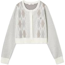 Amazon | [スナイデル] アーガイルニットジレプルオーバー SWNT254283