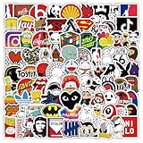 cheesecat ステッカーセット おしゃれ 人気 ブランド Logo 180枚、3-6cm、DIYデコレーション、パソコン・スーツケース・自転車・車・携帯など適用