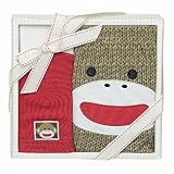 Baby Starters Sock Monkey Diaper Cover Gift Set [並行輸入品]