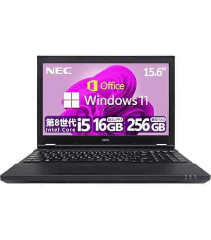 Amazon.co.jp: 中古パソコン NEC VersaPro VKT16X-2 Windows11 ノート