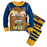 ディズニー (Disney) 美女と野獣 ビースト 長袖 パジャマ 男の子 ネイビー (100cm US3) [並行輸入品]