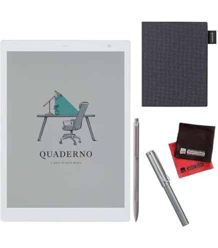 富士通 - 富士通 電子ペーパー QUADERNO FMV-DPP04 富士通WEB MART] 電子ペーパー QUADERNO（クアデルノ）A5サイズ