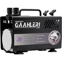 Amazon.co.jp: Gaahleri エアブラシ塗装キット 1Lエアタンク搭載