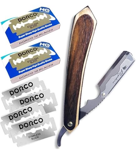 Amazon.co.jp: 【Deepa】折りたたみ式 レザー カミソリ かみそり 理容