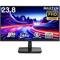 Amazon.co.jp: MAXZEN モニター 23.8インチ 144Hz FHD pcモニター