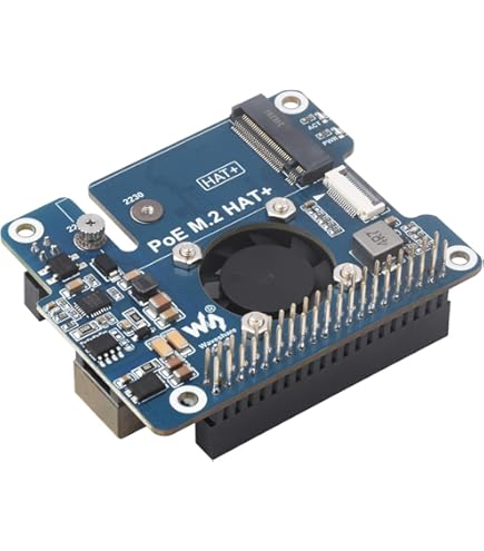 Amazon.co.jp: 5V 12V PoE モジュール HAT for PI5 Ethernet