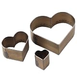 レザークラフト 工具 中空 型抜き クラフト用穴あけ工具 カッティングダイセット ハート/五角形/水滴の形状 革 段ボールに適用