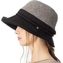 Amazon | [Loo＆c] [ルーアンドシー] 麦わら 帽子 つば広