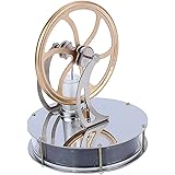 Yosoo スターリングエンジン キット 温冷両用 長時間回ります 機械専攻 低温度型 永久機関 熱気スターリングエンジン 低温モータモデル エンジン おもちゃ スチールモーター Stirling Engine 知育玩具 蒸気教育 低温タイプ スターリング エンジン 新年 入学式 バレンタイン 誕生日 クリスマスプレゼント 熱蒸気 DIY