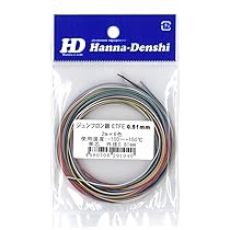 Amazon.co.jp: ETFE 潤工社 ジュンフロン線 0.26mm 2m×7色 (赤