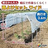 組立かんたん雨よけセット ワイド 1.9×3.6m