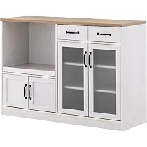 Amazon｜食器棚 完成品 キャビネット 幅60 キッチンカウンター 下収納