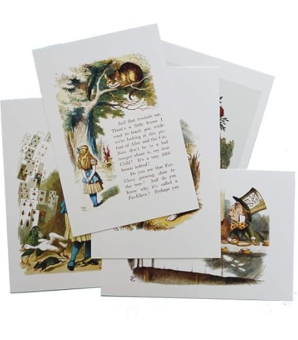 Amazon | BiblioArt Post Card Series J．テニエル 『不思議の国の