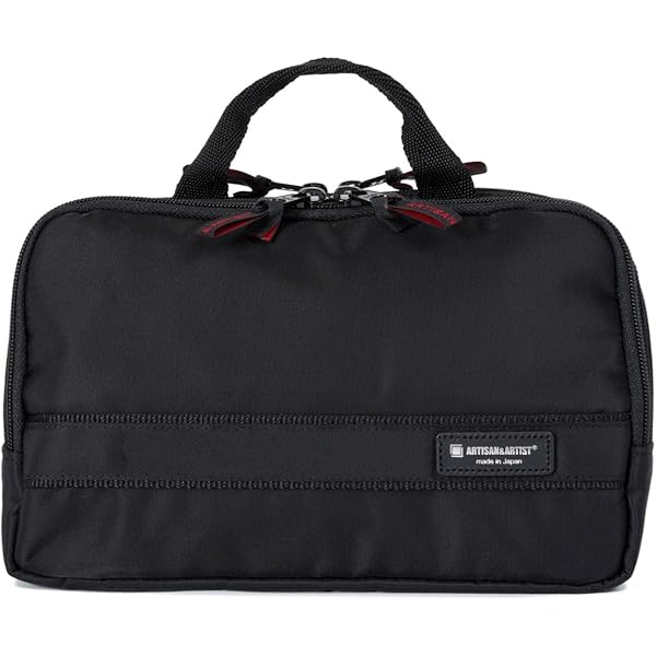 ARTISAN＆ARTIST パーフェクトドレッサー 3仕切りポーチ黒 日本製 化粧