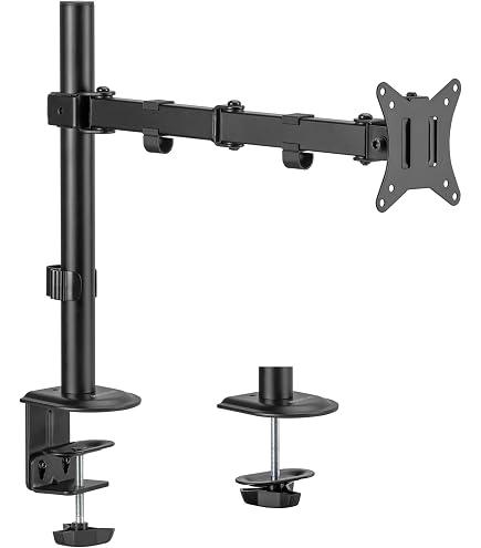 Amazon.co.jp: Mount-It!デュアルモニターデスクマウント、17-32インチ
