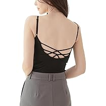 Amazon | [ツーハッチ] カップ付きインナー 背中開き 背中見せ