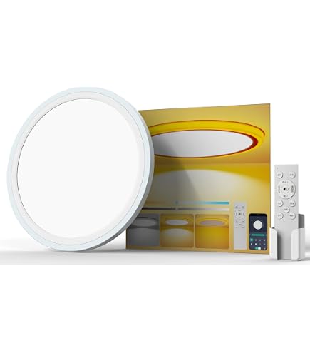 Amazon.co.jp : 46W LEDシーリングライト木目10-12畳 5060lm 11段階調