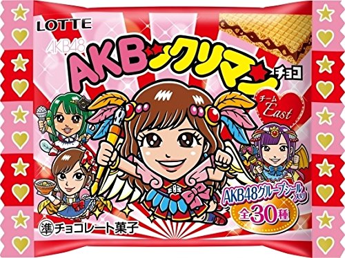 ロッテ　ＡＫＢックリマンチョコ　チームＥＡＳＴ　30個入 BOX