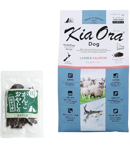Amazon.co.jp: キアオラ ドッグフード ラム＆サーモン 5kg : ペット用品