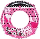 ヒオキ 浮き輪 ラブハートウキワ 80cm (空気栓大付)