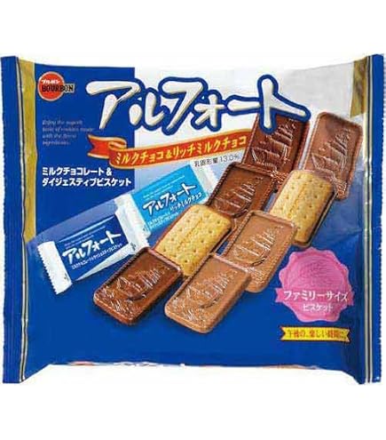 Amazon | △ブルボン アルフォート FS チョコ＆リッチミルク 147g×1袋