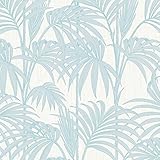 輸入壁紙 イギリス製 Graham & Brown / グラハム・アンド・ブラウン GLITTERATI / Honolulu 32-968 Duck Egg