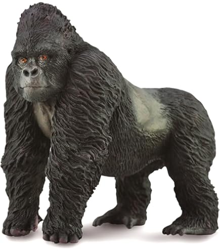 Amazon.co.jp: モジョ(Mojo) フィギュア ゴリラ オス シルバー