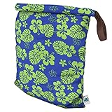 Planet Wise Roll Down Wet Diaper Bag, Blue Hawaii, Large by Planet Wise