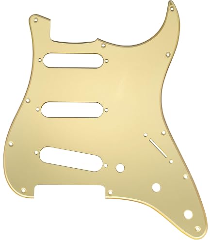 Amazon | Fender ピックガード Pickguard, Stratocaster® S/S/S, 8