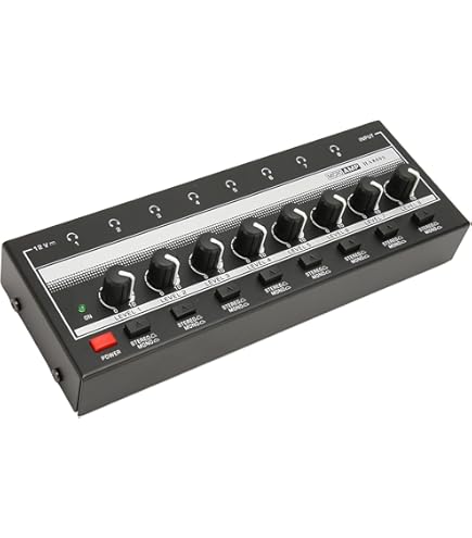 Amazon.co.jp: Behringer ヘッドフォンアンプ 8ch 1Uサイズ 2バンドEQ