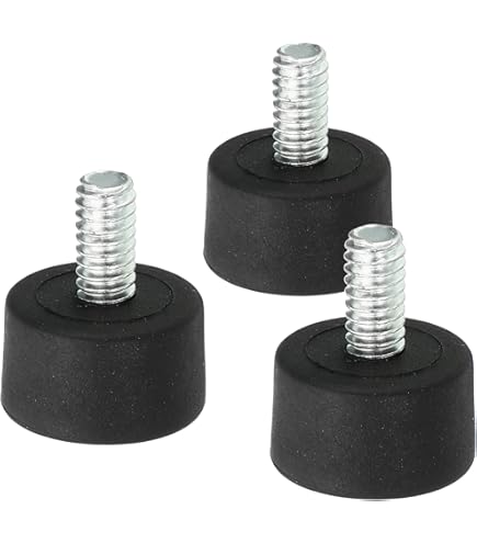 Amazon | PATIKIL ユニバーサル M8 x 30 mm ゴム製三脚の足 3個入り