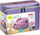 ソニック(Sonic) 収納ボックス リビガク ぐるっと開く勉強バッグ バイオレット LV-2130-V
